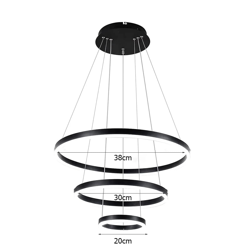 Modern Ceiling Chandelier sizes