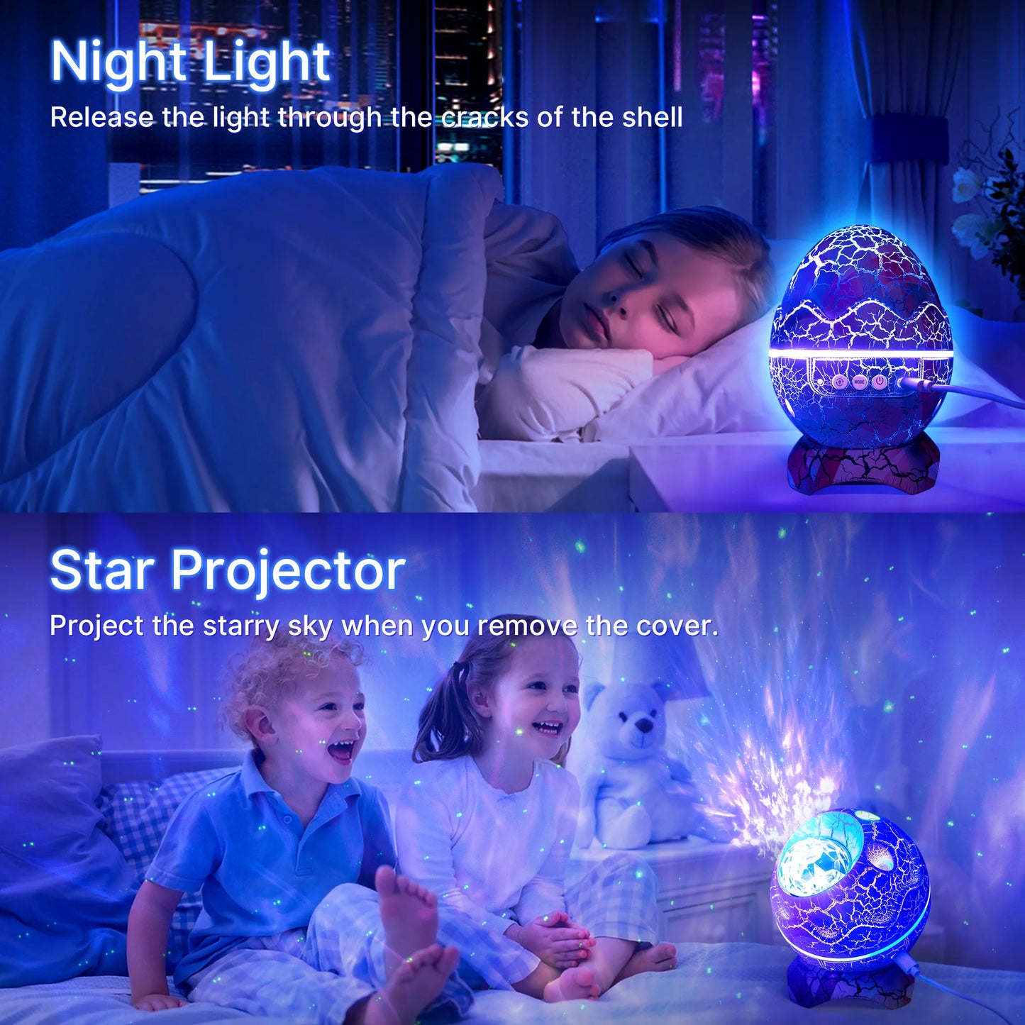 Dinosaur Egg Galaxy Star Projector