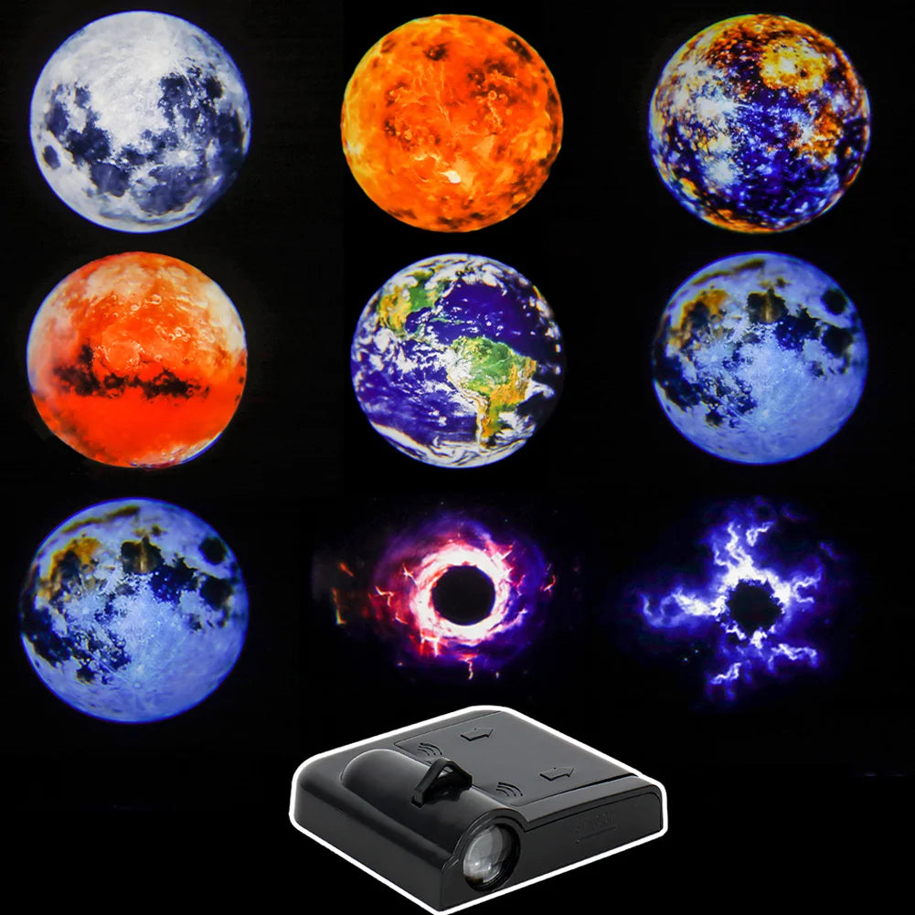 LED Moonlit  Background Projector different planet  