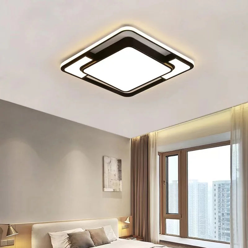 Square Ceiling Chandelier Light Fixture