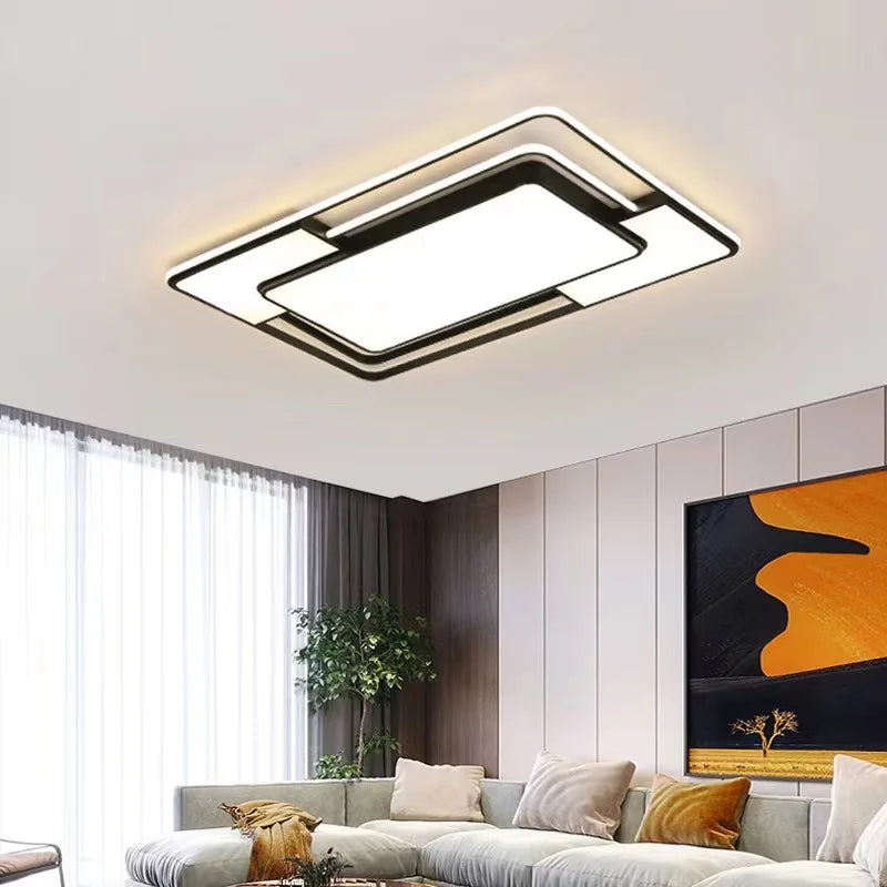 Square Ceiling Chandelier Light Fixture