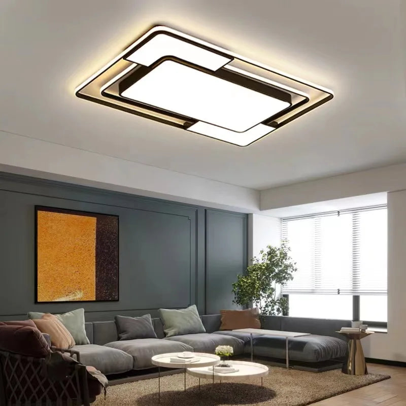 Square Ceiling Chandelier Light Fixture1